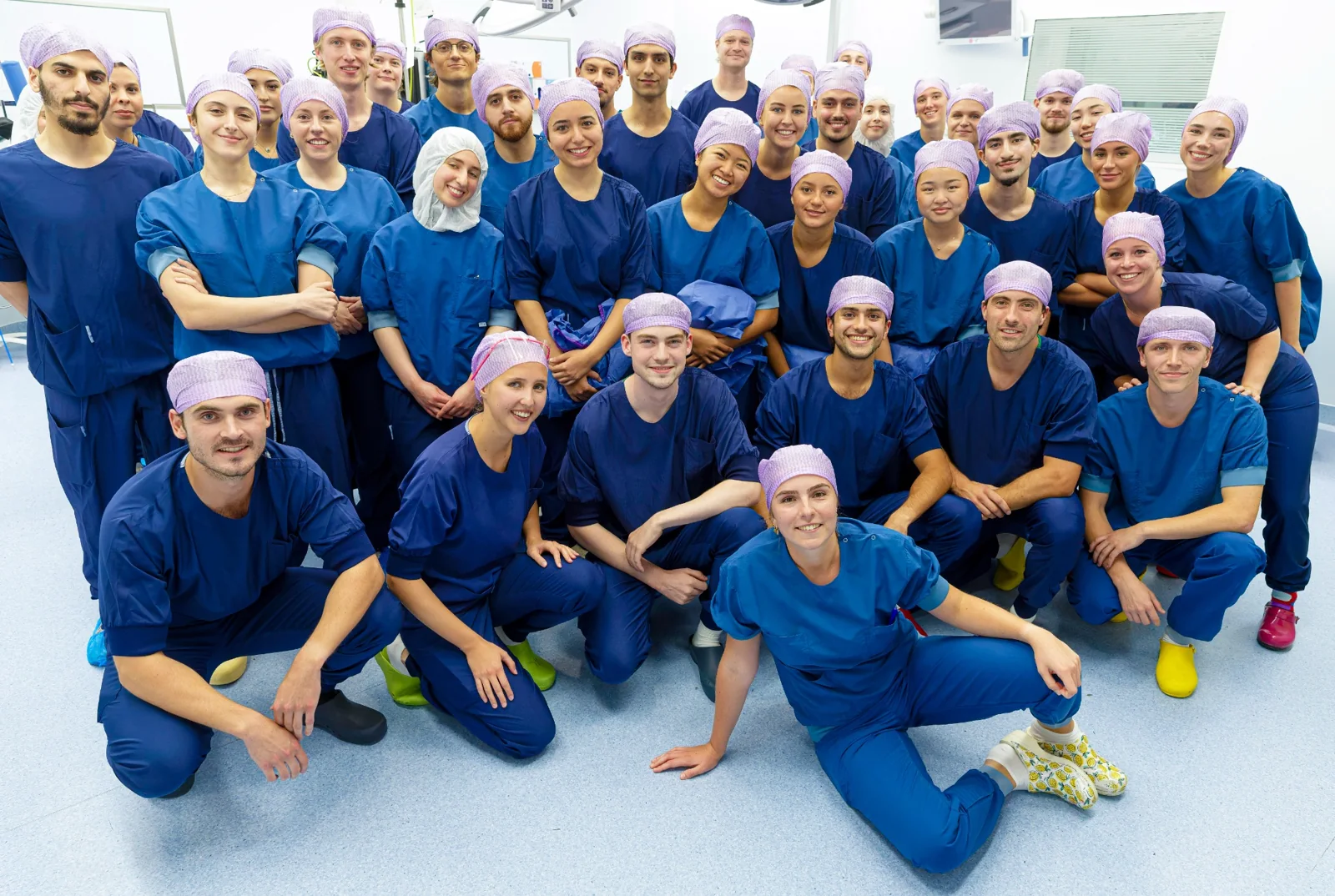 Studenten en begeleiders van OK-Flex tijdens de cursus.
